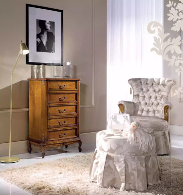 Klassische Kommode Luxus Sideboard Holzmöbel Wohnzimmer Einrichtung