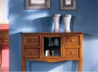 Klassische Stil Kommode Sideboard Wohnzimmer Holz Anrichte Braun Neu