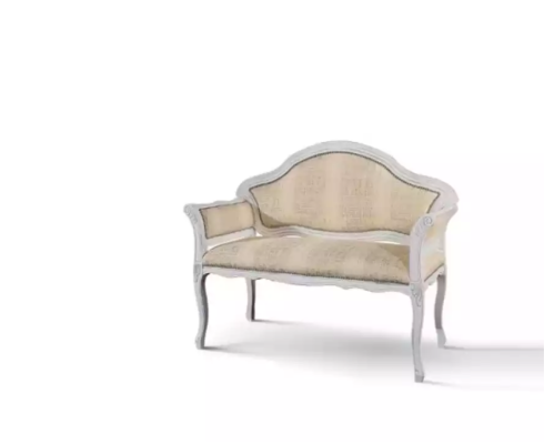 Luxus 2 Sitzer Couch Polster Sofa Textil Stoff Couchen Klassisch Neu