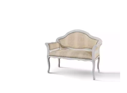 Luxus 2 Sitzer Couch Polster Sofa Textil Stoff Couchen Klassisch Neu