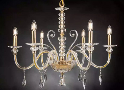 Luster Kristall Kronleuchter Lampe Deckenleuchte Leuchte Hängeleuchte neu