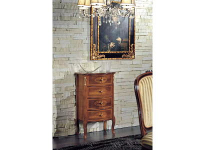 Klassische Luxus Kommode Braunes Holz Wohnzimmer Möbel Design Neu