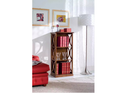 Klassisches Braunes Bücherregal Regal Schrank Wohnzimmer Möbel Stilvoll