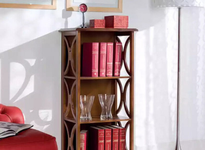 Klassisches Braunes Bücherregal Regal Schrank Wohnzimmer Möbel Stilvoll