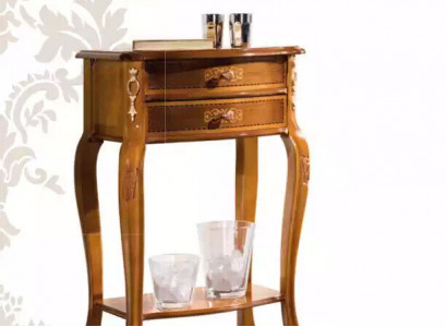 Klassischer Beistelltisch Holzablagetisch Hochwertig Konsole Schubladen