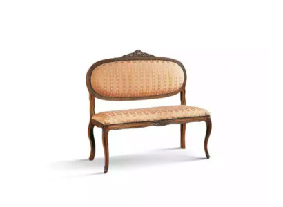 Designer Sitz Polster Bank Polster Sitz Hocker Bank Holz Stil Braun