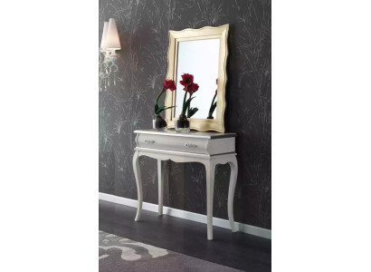 Weißer Designer Konsolentisch Klassischer Holztisch Schlafzimmer Möbel