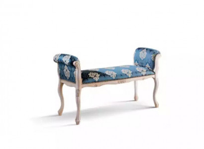 Polsterbank Sitzbank Bank Sitzmöbel Textilbank Klassischer Holzbank