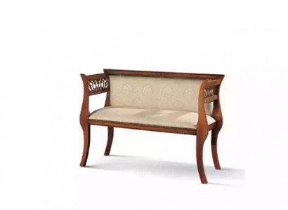 Sitzbank Klassische Bank Luxus Polstermöbel Designer Sitzmöbel 111x43x78