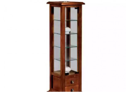 Vitrinen Glas Schrank Echtholz Vitrine Wohnzimmer Möbel Anrichte Neu