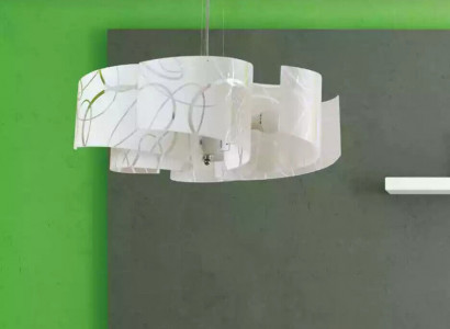 Stilvoller Kronleuchter Moderner Weißer Hängeleuchter Mit 6x Lampen