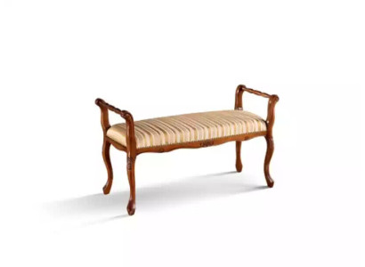 Sitzbank Wohnzimmer Klassische Bank Polsterbank Möbel Textil 101x40x57