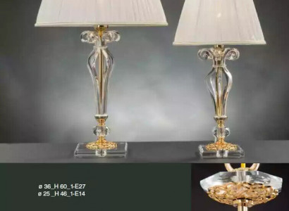 Tischleuchte Tisch Lampe Leuchten Kristall Lampen Antik Stil Leuchte