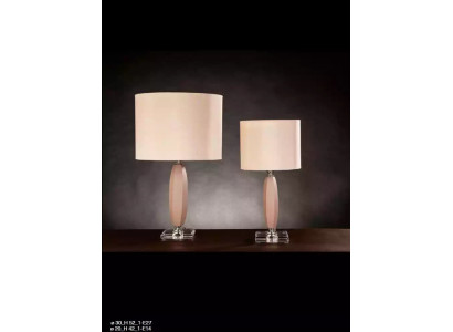 Klassische Beige Kristall Tischlampe Kronleuchter Schreibtischlampe Büro Lampe