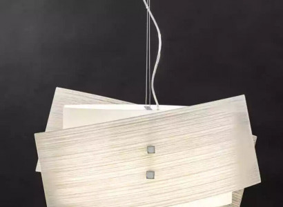 Stilvolle Deckenleuchte klassisch weißer Hängeleuchter mit 2x Lampen neu