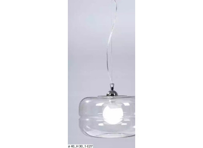 Moderner Transparenter Hängeleuchter Pendelleuchte Decken Lüster Design