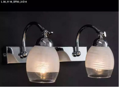 Designer Wandbeleuchtung Klassischer Wandleuchter Luxus Beige Deko Lampe