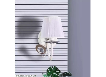 Weißer Wandleuchter Designer Luxus Lampe Kronleuchter Klassiscer Stil