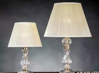 Weiße Transparente Tischlampe Antik Stil Kronleuchter Kristall Lampe