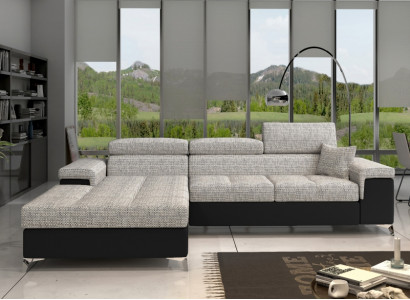 L-Form Couch Wohnlandschaft Ecksofa Garnitur Modern Design Sofa Stoff Textil neu