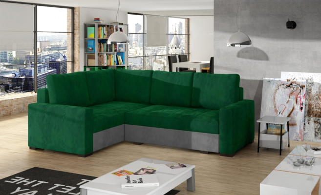 Ecksofa L Form Sofa Couch Polster Ecksofas Wohnlandschaft Ledersofa Möbel Stoff