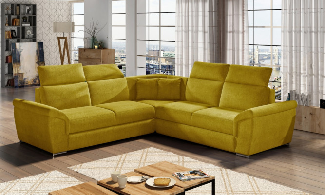 Ecksofa L-Form Wohnlandschaft Designer Sofa Couch Polster Sitz Garnitur Sofas