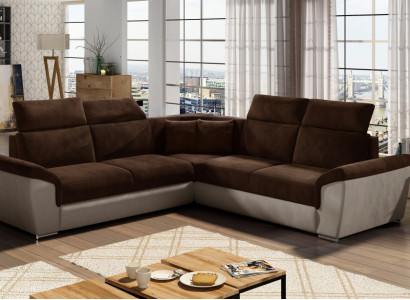 Ecksofa L-Form Wohnlandschaft Designer Sofa Couch Polster Sitz Garnitur Sofas