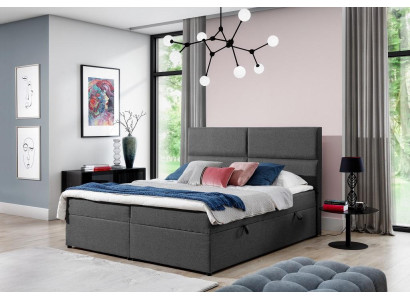 Designer Bett Chesterfield Textil Hotel Betten Doppel Schlafzimmer Luxus 180x200