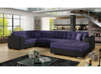 Design Ecksofa Bettfunktion Sofa Couch Polster Sofas Couchen Wohnlandschaft