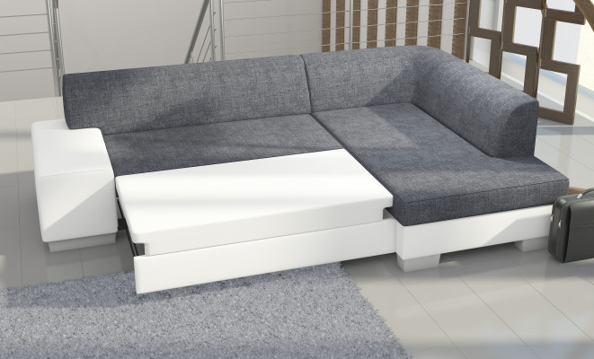 Sofa Wohnlandschaft Wohnzimmer Ecksofa Leder Couch Polster Garnitur
