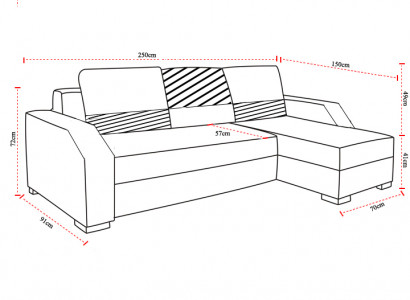 Schlafsofa Sofa Polster Wohnzimmer Ecksofa Funktions Couch Textl Sitz