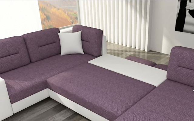 Wohnlandschaft U Form Moderne Wohnzimmer Ecksofa Couch Eck Garnitur