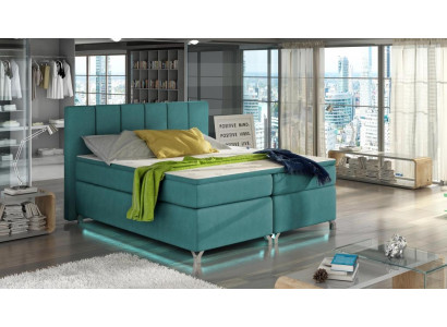 Luxus Designer Polsterbett Bett Betten Designerbett Boxspring Textil 180x200 Neu