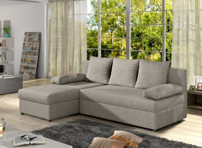 Design LForm Sofa Couch Polster Schlafsofa Textil Bettfunktion Couchen Gruppe
