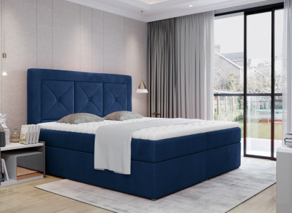 Luxus Samt Betten Königliches Leder Bett Palast Hotel Doppelbett Neu