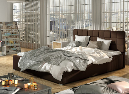 Designer Bett Schlafzimmer Betten Textil Hotel Luxus Polster 200x200cm
