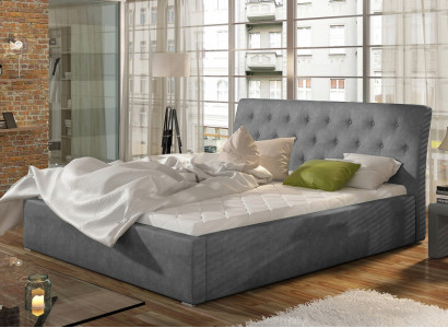 Polsterbett Betten Bett Hotel Polster Designer Doppel Deko Luxus Design