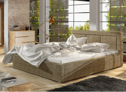 Designer Bett Schlafzimmer Luxus Betten Textil Hotel Luxus Polster