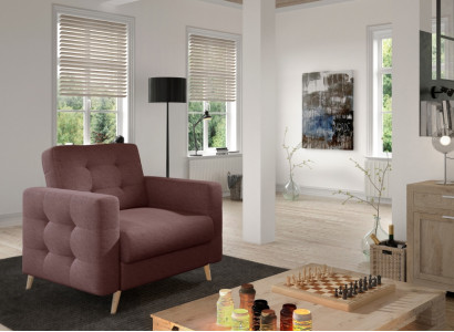 Sessel Designer Stuhl Polster Relax Stoff Textil Lounge Neu Fernseh 1 Sitzer