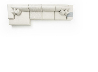 Ecksofa Wohnzimmer Möbel Modern Sofa L-Form Luxus Couch Neu Grau