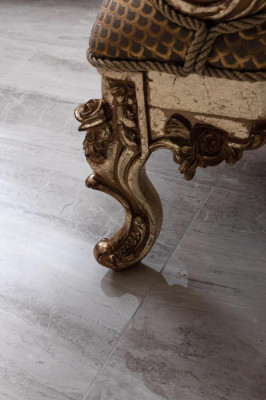 Sessel Wohnzimmer Klassisch Design Sessel Gold Luxus Wohnzimmer Textil