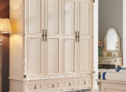 Kleiderschrank Schrank Barock Stil Holz Möbel Klassische Schlafzimmer Schränke