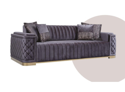 Luxus Couch xxl Sofa big Couchen 246cm Samt Design Möbel Sofas Stoff