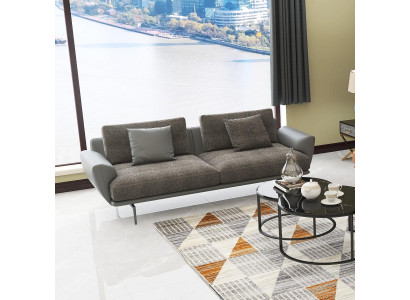 Zweisitzer Design Sofa 2 Sitzer Sitz Couch Polster Garnitur Couchen Stoff Sofas