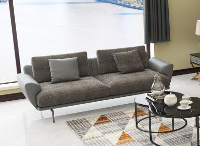 Zweisitzer Design Sofa 2 Sitzer Sitz Couch Polster Garnitur Couchen Stoff Sofas