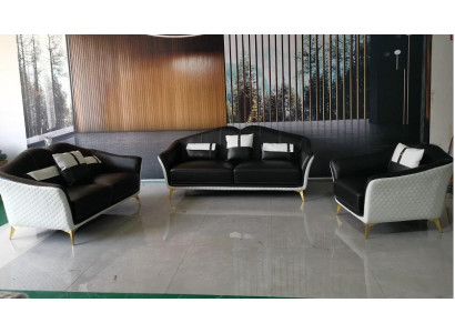 Design Dreisitzer Möbel 3 Sitzer Sofa Couch Polster Club Couchen Sofas Lounge