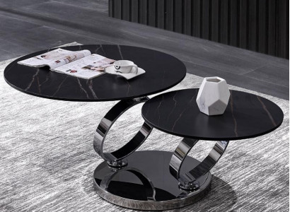 Couchtisch Luxus Design Couch Tisch Kaffee Beistell Tische Rund Sofa Wohnzimmer