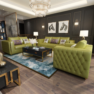 Ledersofa Couch Wohnlandschaft Garnitur Design Modern Sofas Sofa 3 Sitzer Sitz