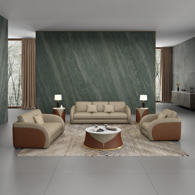 Ledersofa Couch Wohnlandschaft 2 Sitzer Design Modern Sofa Zweisitzer Echtleder