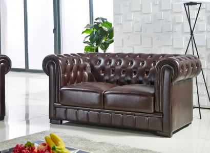 Design Zweisitzer Lounge Möbel 2 Sitzer Sofa Couch Polster Club Couchen Sofas
